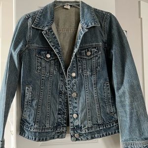 J. Crew XS blue jean jacket